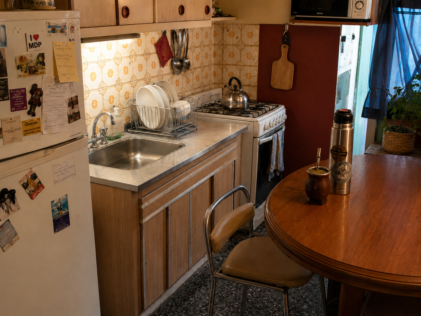 Cocina limpia despues de aplicar Casa Reluciente